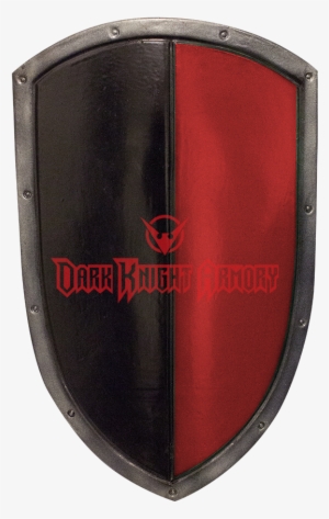 Red And Black Ready For Battle Kite Shield - Black Knight With Red Knight Shield #1623554