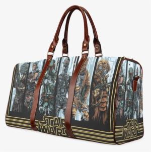 Psylocke Waterproof Canvas Handbag For Travel With - Bounty Hunters Star Wars Movie Awesome Painting Art #1623889