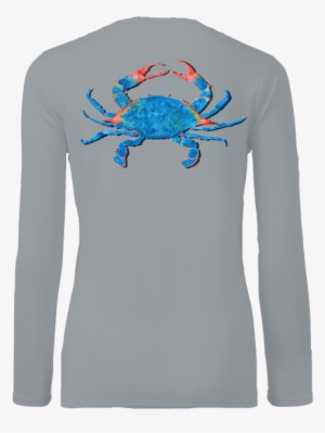 Get Protected With Our Newest Fitted Ladies Performance - Chesapeake Blue Crab #1624482