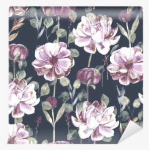 Seamless Hand Illustrated Floral Patter With Peony - Artificial Flower #1624595