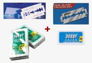Derby Extra Double Edge Razor Blades Blue Green Pack - 100 Derby Professional Single Edge Razor Blades #1624728