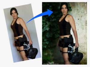 Before/after Lara Croft Tomb Raider By Jessie-tr - Girl #1624729