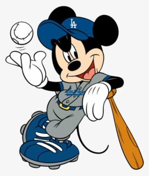 Dodgers Clipart - Chicago Cubs Mickey Mouse #1625170