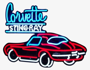 Corvette Stingray Clipart At Getdrawings - Chevrolet Corvette Stingray Red Vintage Style Garage #1625196