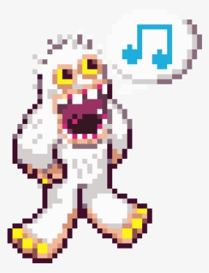 Mammott Pixel Dodgers - My Singing Monsters Pixel Art #1625229