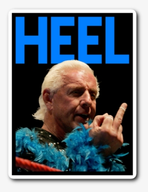 Heel Sticker - Ric Flair Wwe Wcw Signed Autographed 16x20 #1625329
