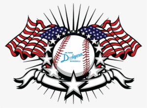 Dodgers Drop First Game Of Wbl Round Robin - American Flag And Football #1626167