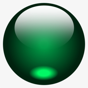 Green Glass Marble - Green Marble Png #1626370