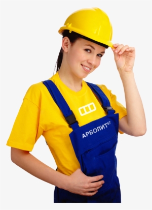 Industrail Engineer Female Png Image - Строитель Png #1626592