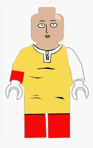 An Initial Saitama Skin, For Use In Keyshot - Lego Man Colouring Sheet #1626616