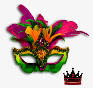 Share This Image - Venetian Feather Mardi Gras Mask #1627296