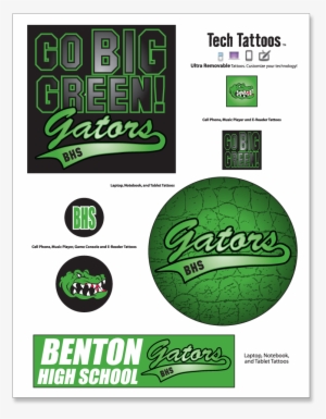 Stickers For Mobile Devices And Laptops - 1480-4w - Tech Tattoost 7" X 11" Full Color #1627303