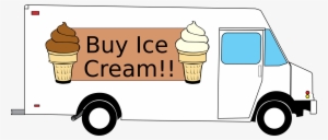 This Free Icons Png Design Of "buy Ice Cream" Truck #1627604