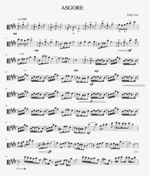 Undertale Asgore For Viola Sheet Music For Viola Musescore - Partitura De Tokyo Ghoul Flauta #1627801