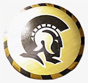 Wooden Gold Trojan Warrior Shield - Ualr Trojans #1627840