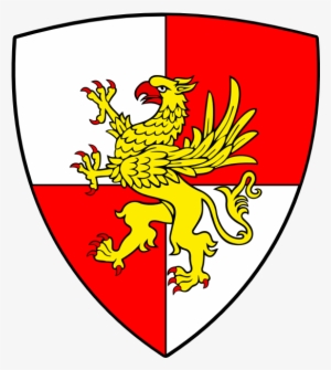 Or Griffin On Gules And Argent - Griffin Medieval Times #1627864
