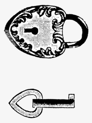 Heart Lock Era Free Vintage Clip - Clip Art #1628305 Heart Lock Era Free Vintage Clip - Clip Art #1628305