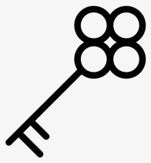 Vintage Key Outline Vector - Llave Vintage Png #1628354