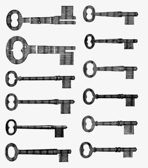 This Is A Fun Vintage Key Digital Collage Sheet I Created - Старинный Ключ Пнг #1628357
