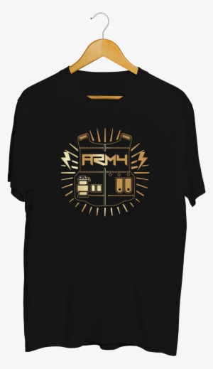Bts Army Gold Shield Black T-shirt #1628491 Bts Army Gold Shield Black T-shirt #1628491