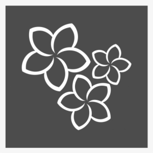 Plumeria Flower Logo Vector - Placemat #1628689
