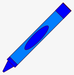 Blue - Crayon - Clip - Art - Blue Crayon Clipart #1628882