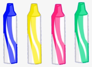 Four Crayons - Water Bottle #1628927