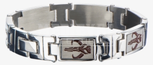 Mens Star Wars Mandalorian Symbol Link Bracelet - Boba Fett #1628945