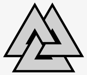 Valknut Symbol Triquetra - Asatru Volknot Do Right Odinist Symbol Asatru Volknot #1629107