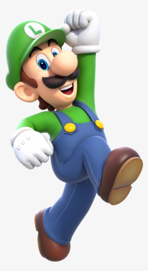 Luigi Clipart Paper Mario - Super Mario Luigi Png #1629604