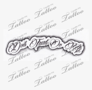Marketplace Tattoo Don't Tread On Me Quote - Dont Tread On Me Font #1629998