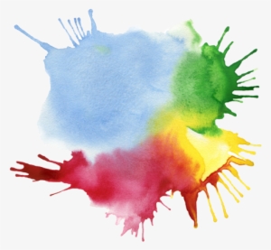 Art Print: Liliia's Abstract Color Watercolor Blot #1630233