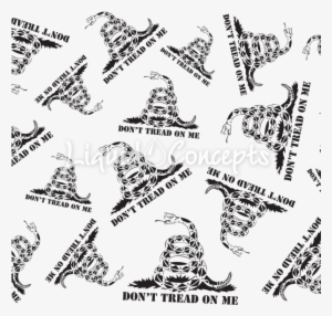 Dont Tread On Me Hydrographics Films - Treten Sie Nicht Auf Mir Karte #1630540