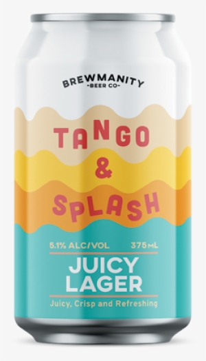 Beer Brewmanity Tango & Splash Juicy Lager - Brewmanity Tango And Splash Decal #1630706