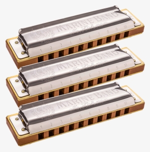 Hohner 1896 Marine Band Harmonica Propack - Marine Band Harmonica #1630787