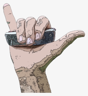 Hawaiian Harmonica Retreat - Holding A Harmonica Drawing #1630850