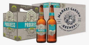 Market Garden Progress Pilsner Pours To A Hazy Golden - Market Garden Brewery Progress #1631129