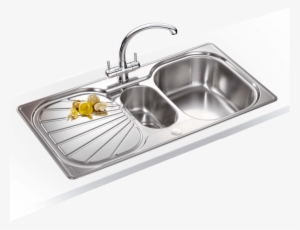 Franke Erica Inset Eux651 Stainless Steel Sink - Franke Eux651 965mm Wide Erica Inset Sink In Sta #1631305