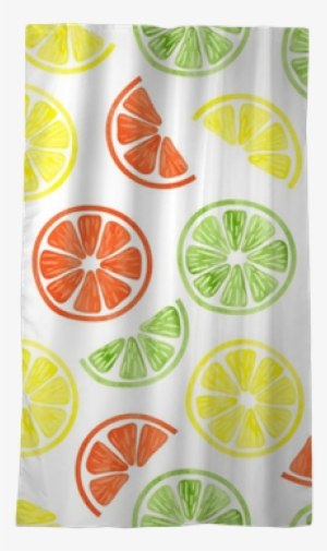 Watercolor Citrus Seamless Pattern - Citrus #1631309