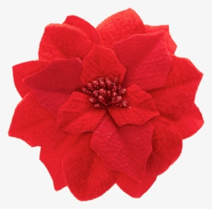 Artificial Poinsettia - Transparent Blue Poinsettia #1631372