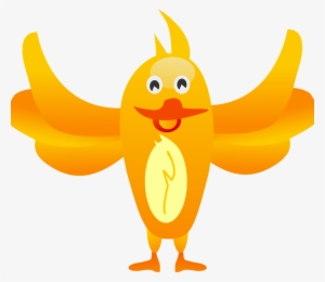 Funny Blue Bird Shower Curtain #1631592