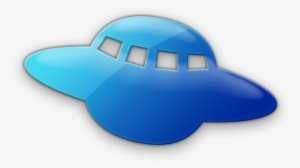 Ufo Clipart Icon - Blue Ufo Png #1631649
