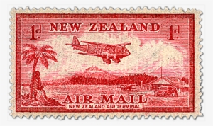 Single Stamp - New Zealand Air Mail #1631813