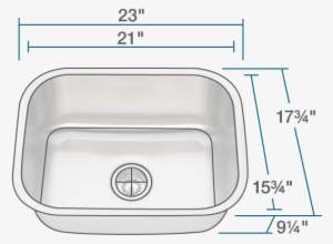 Single Kitchen Sink Sizes Undermount Kitchen Sink Sizes - Mr Direct 2318 Single Bowl Stainless Steel Kitchen #1632377