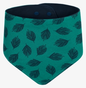 Teal Leaves Bandana - Kerchief #1632892