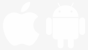 Ios/android Mobile Apps Developer - Ios Android Logo White #1632919