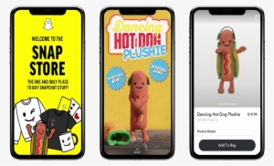 Wersm Snapchat Store Dancing Hot Dog - Mobile Phone #1633021