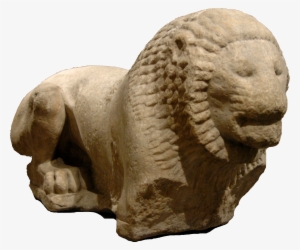 Funerary Lion Louvre Ma2790 - Bronze Sculpture #1633085