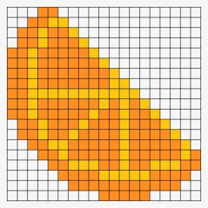 Orange Slice Perler Bead Pattern / Bead Sprite - Jack O Lantern Perler Bead Pattern #1633089