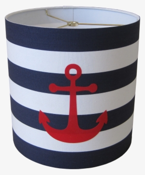 Anchor Lamp Shade - Nautical Drum Lamp Shades #1633922
